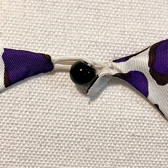 KATE SPADE silk dress shift leopard print Size 6 purple white - Picture 11 of 15